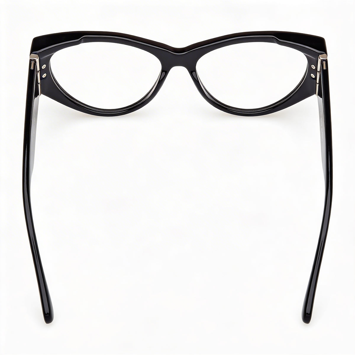 Gafas MaxMara Mm5174 ojo de gato negras brillantes para mujer, 55mm, Photo 3