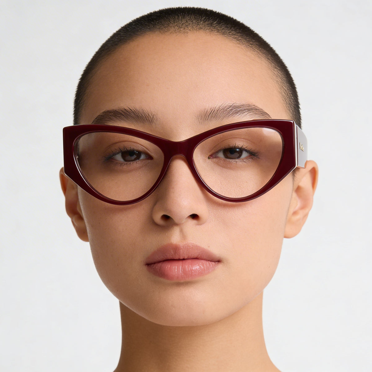 MaxMara MM5174 Red Cat Eye Eyeglasses Unisex, Plastic 55mm, Photo 4