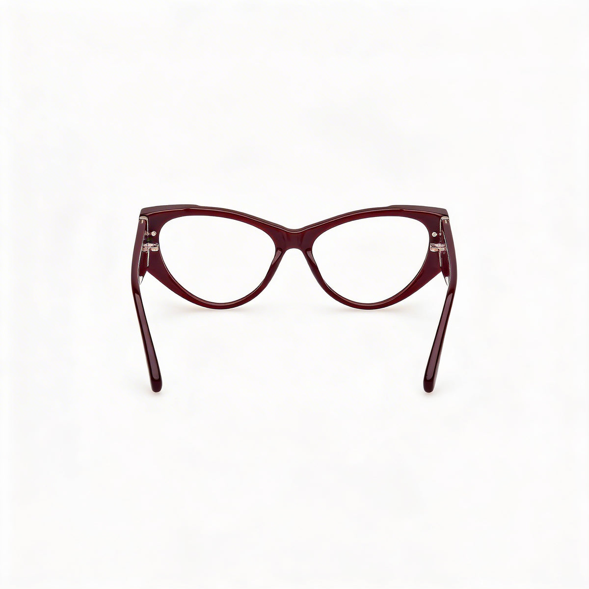 MaxMara MM5174 Red Cat Eye Eyeglasses Unisex, Plastic 55mm, Photo 3