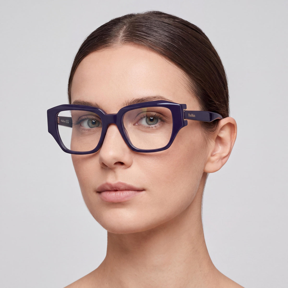Gafas graduadas rectangulares MaxMara Mm5182 azul brillante para mujer, 52 mm, Photo 4