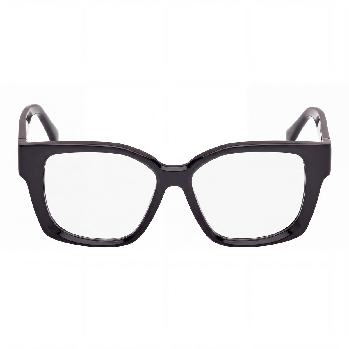 Gafas de sol MaxMara MM5184 para mujer con montura de plástico negro brillante y lentes de policarbonato de 52 mm, Photo 2