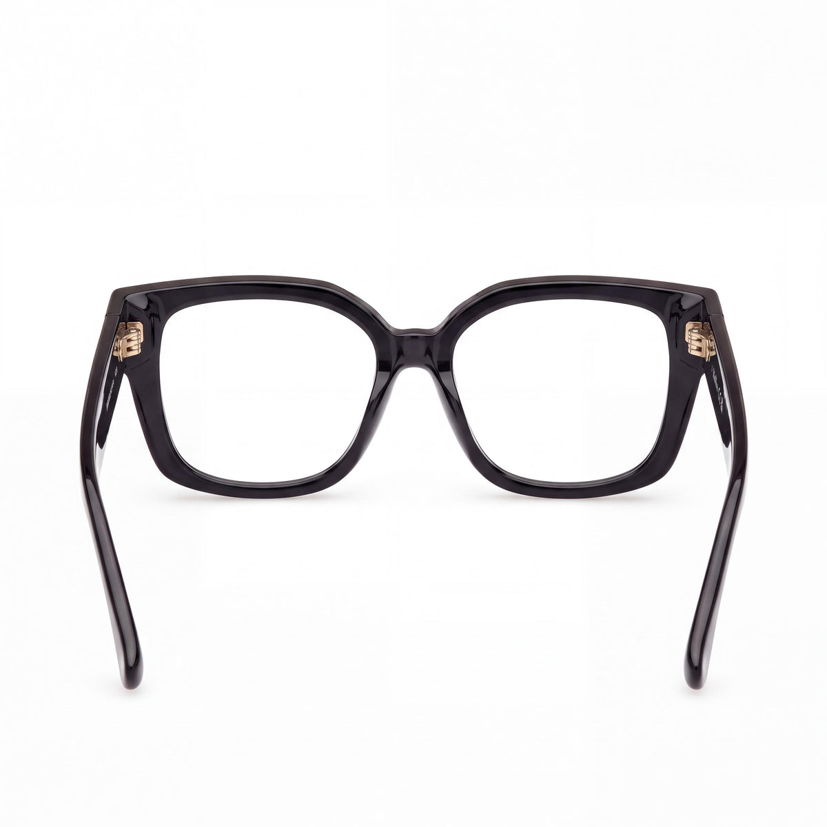 Gafas de sol MaxMara MM5184 para mujer con montura de plástico negro brillante y lentes de policarbonato de 52 mm, Photo 3