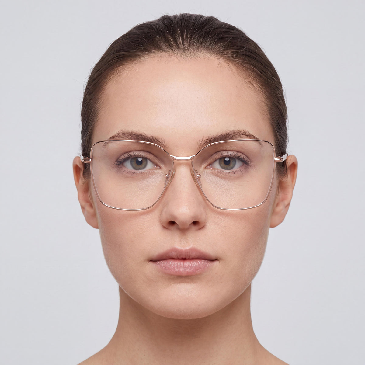 MaxMara Mm5187 Gafas Metálicas para Mujer Oro Rosa 55mm, Photo 4