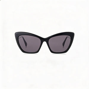 MaxMara Modern Cat Eye Sunglasses for Women — front view, Plastic frame