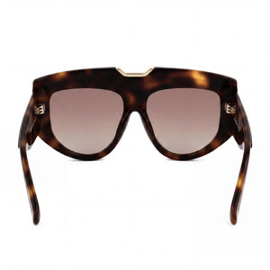 MaxMara Shield Sunglasses for Women — interior view, Non-Polarized lens detail
