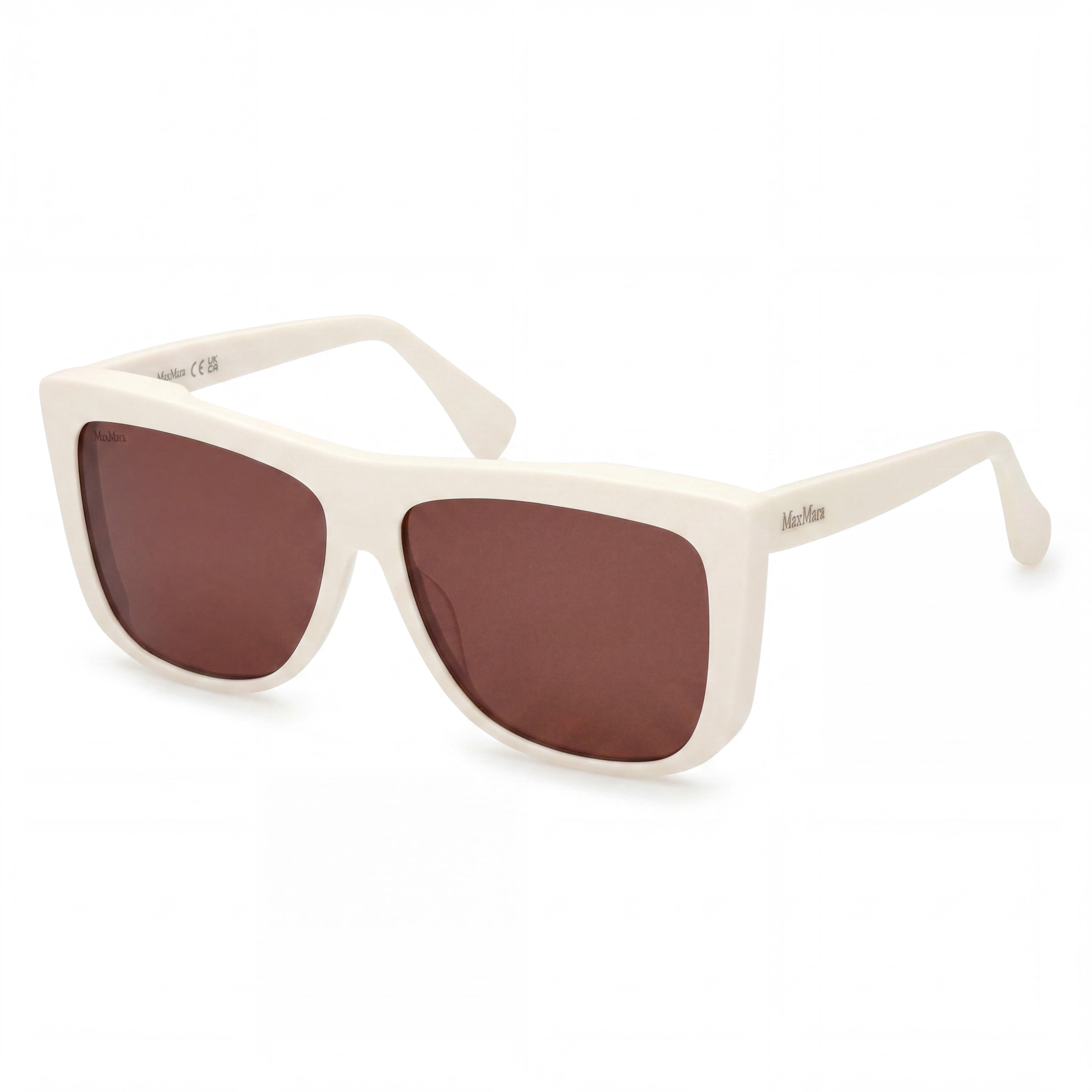 MaxMara Gold Rectangle Sunglasses for Women, Photo 1