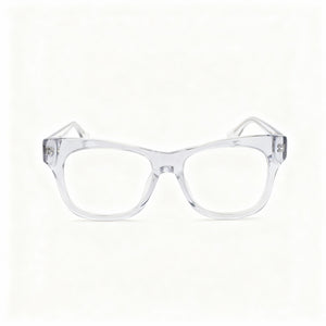McAllister Mc4504 Cat Eye Eyeglasses Men — side view, Gray Metal temples