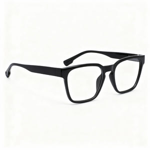 McAllister Mc4510 Square Eyeglasses Men — side view, Black Metal temples