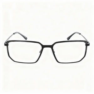 McAllister Mc4531 Rectangle Eyeglasses for Men — front view, Metal