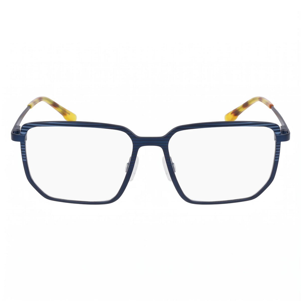 McAllister Mc4531 Navy Rectangle Eyeglasses for Men, Metal 55mm, Photo 2