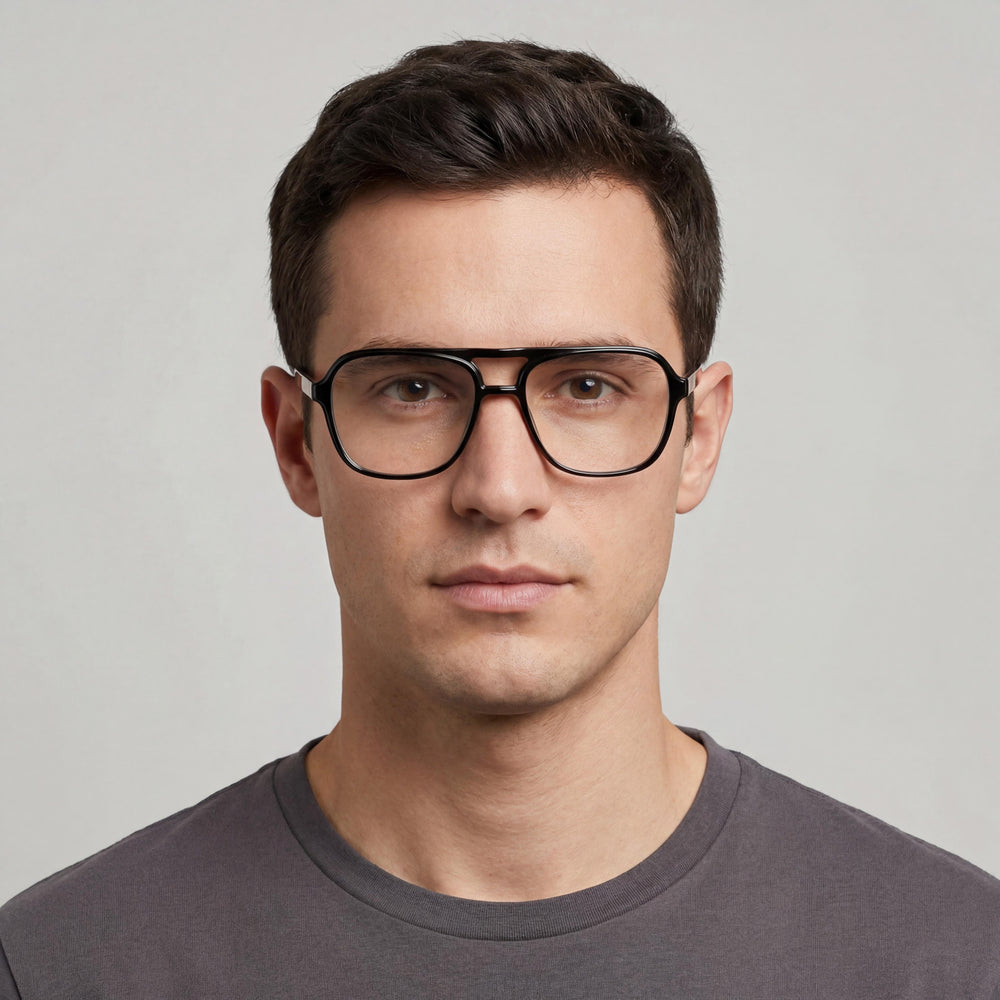 McAllister Mc4534 Black Eyeglasses Men — lifestyle wear, office and daily use