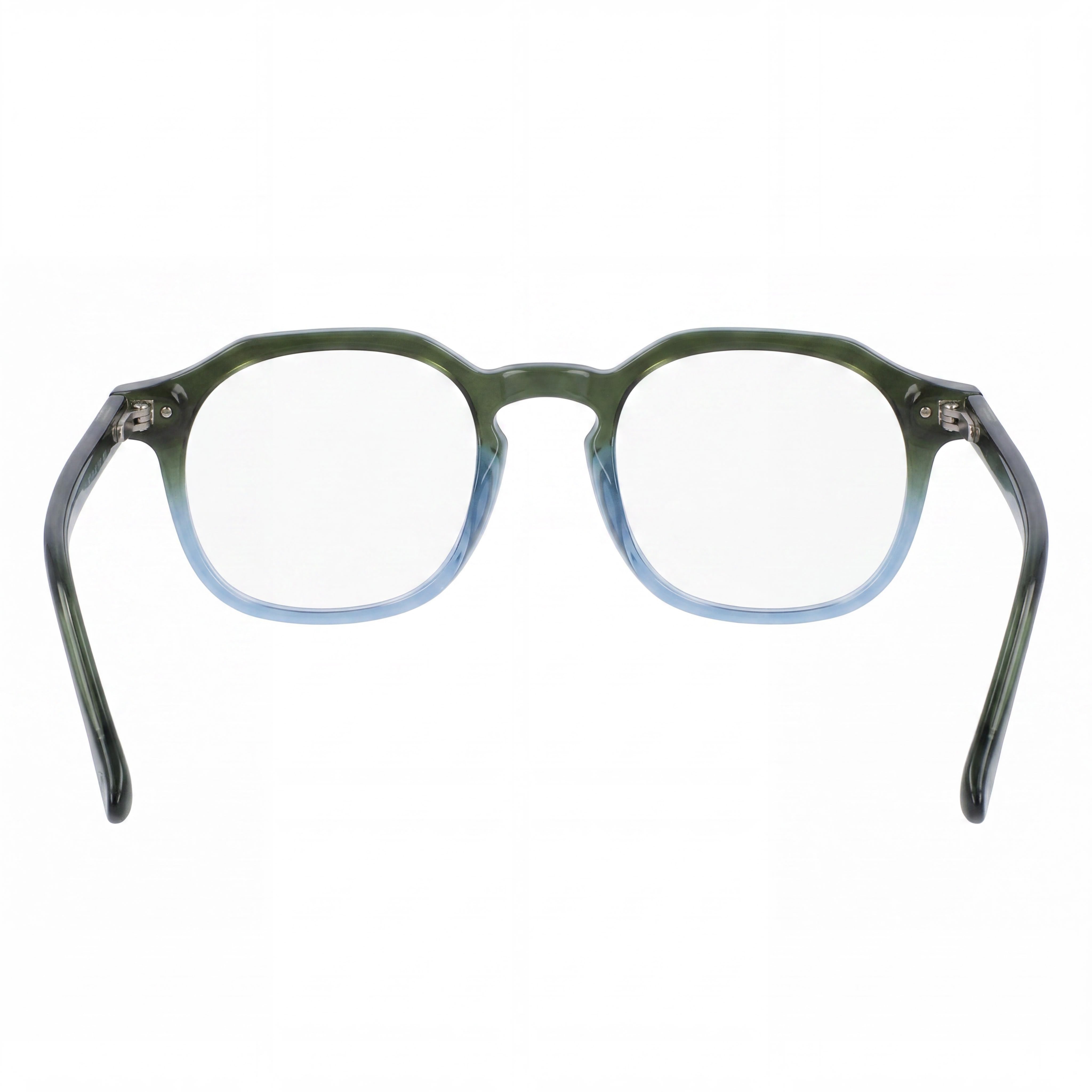 McAllister Mc4535 Olive Blue Round Eyeglasses for Men, Metal 48mm, Photo 2
