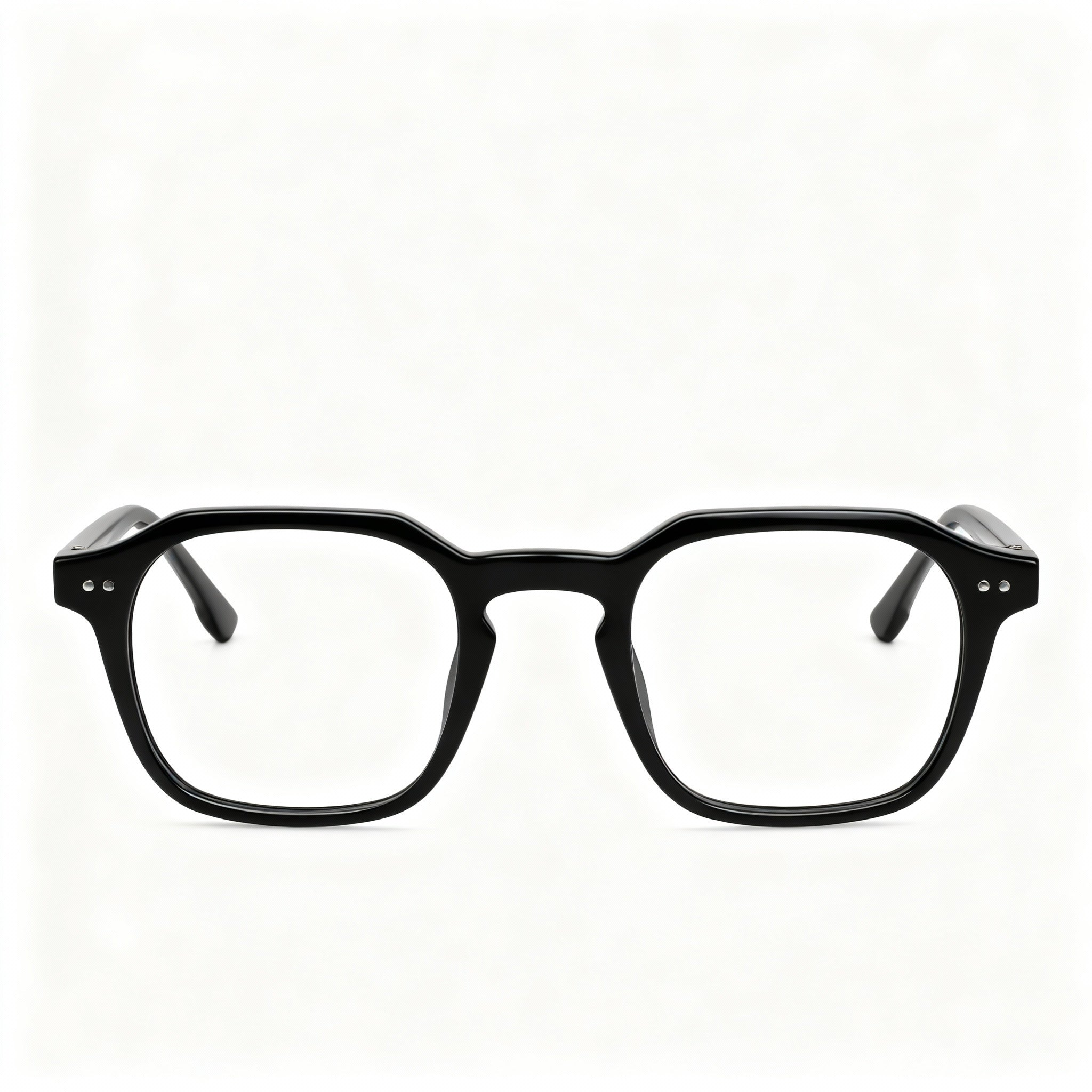 McAllister Mc4535 Black Square Eyeglasses for Men, Metal 48mm, Photo 3