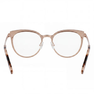 McAllister Mc4541 Cat Eye Eyeglasses Unisex — side view, Black Acetate temples