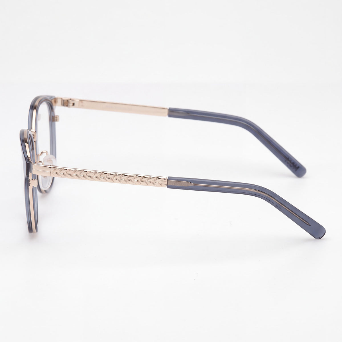MCM Mw5020-h Shiny Blue Rectangle Eyeglasses for Women, Photo 2