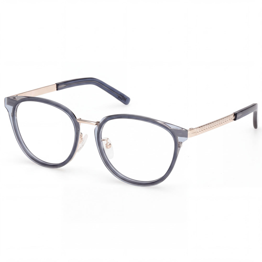 MCM Mw5020-h Shiny Blue Rectangle Eyeglasses for Women, frame