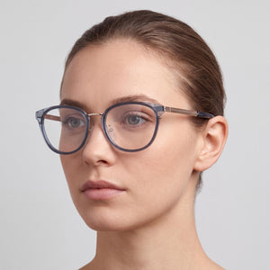 MCM Mw5020-h Rectangle Eyeglasses for Women — interior view, demo lenses