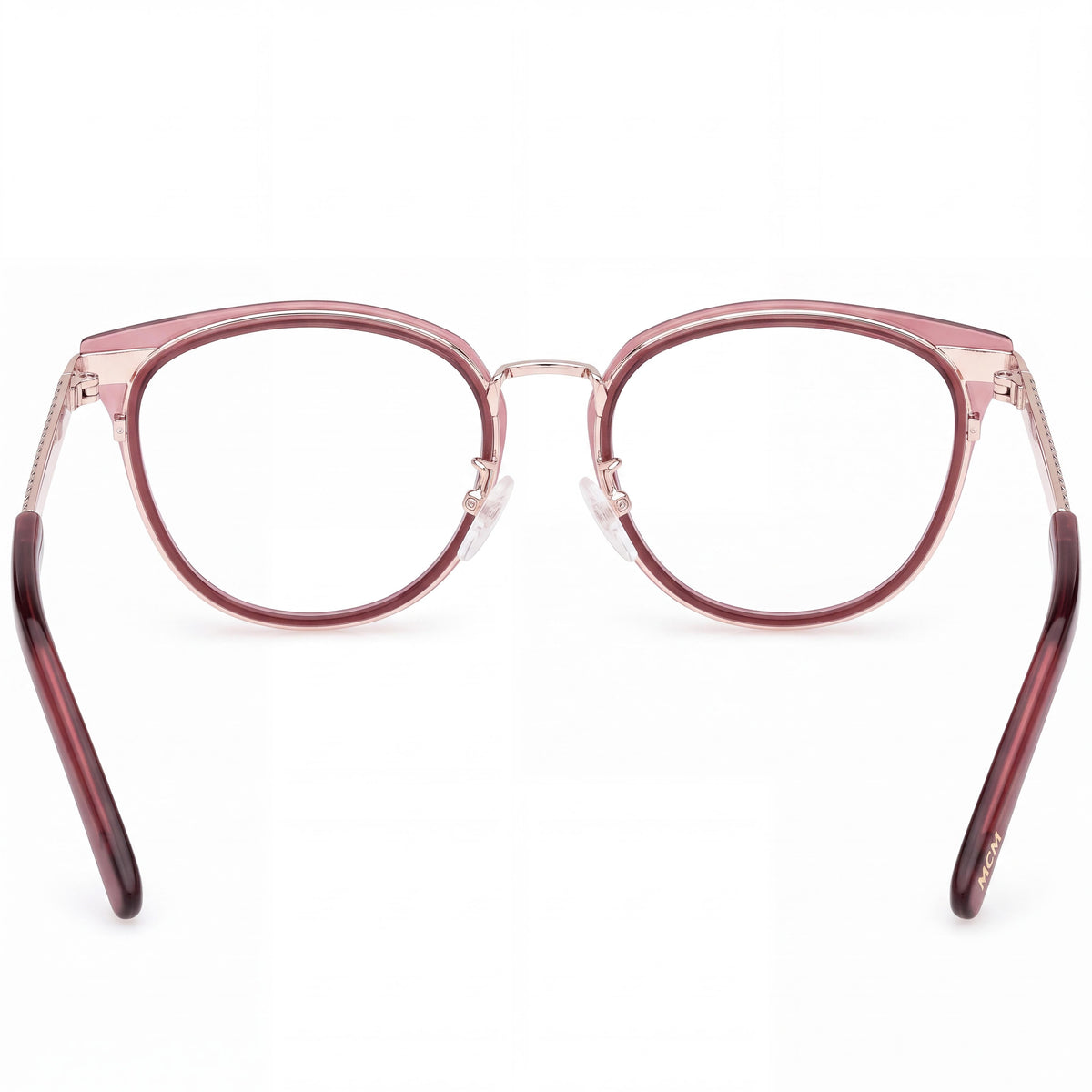 MCM Mw5020-h Shiny Bordeaux Rectangle Eyeglasses for Women, Photo 3