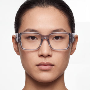 MCM Mw5024 Rectangle Eyeglasses for Unisex — interior view, Plastic demo lenses