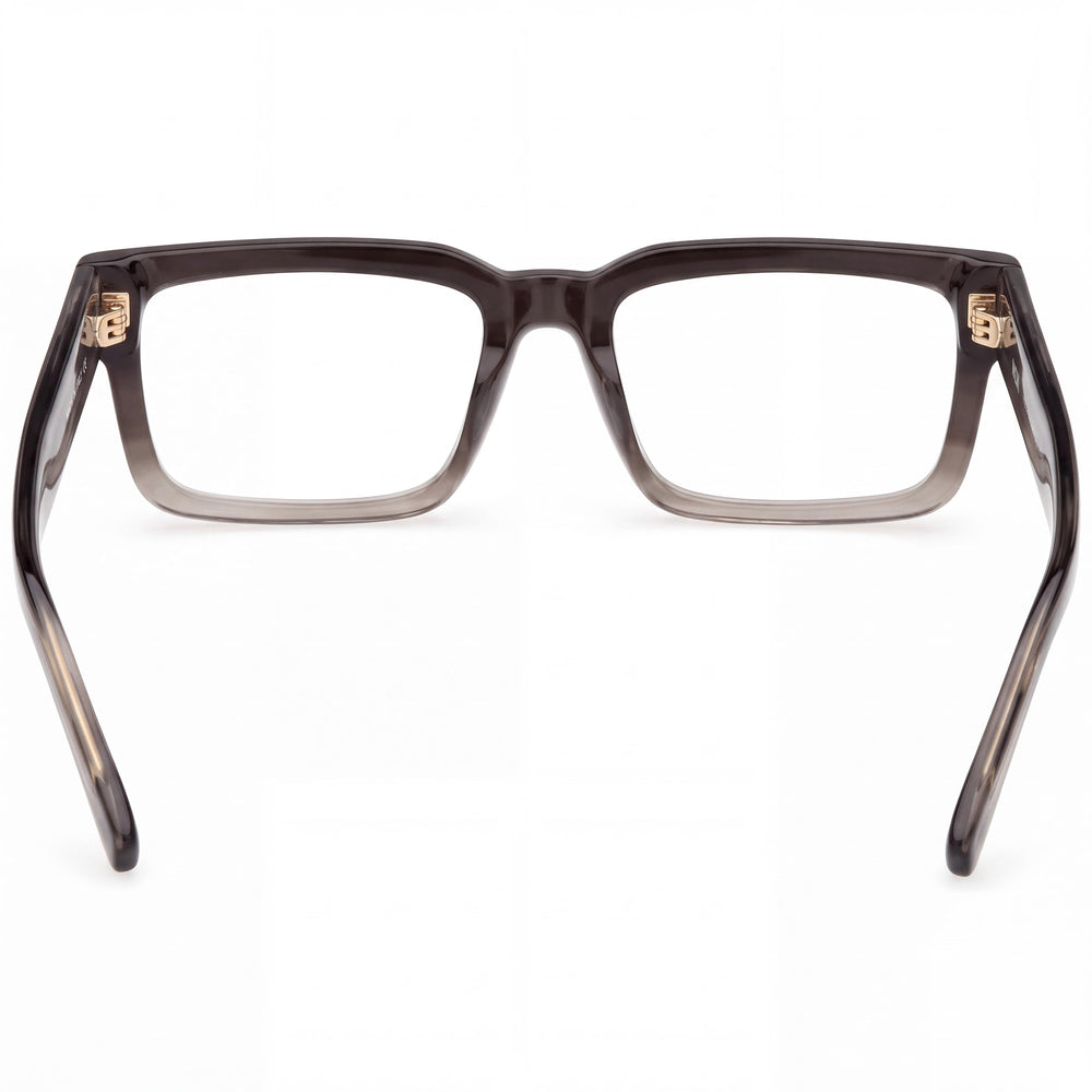 MCM Mw5027 Rectangle Eyeglasses Men — side view, Brown Plastic temples