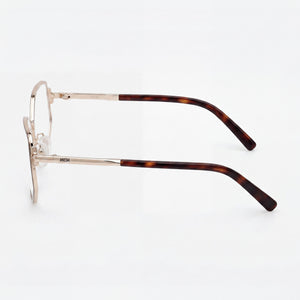 MCM WORLDWIDE MW5015-H Rectangle Eyeglasses for Women — front view, Black