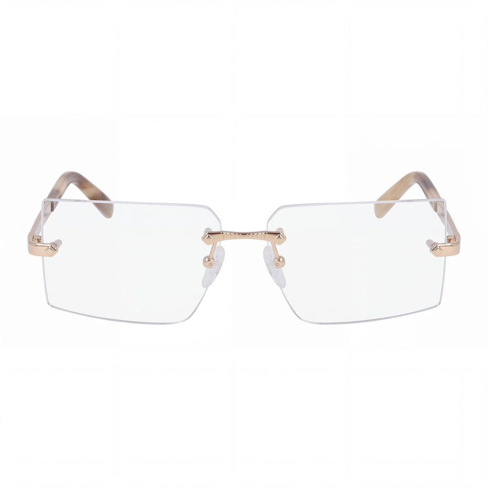 MCM Worldwide MW5018-H Rectangle Eyeglasses for Women — front view, Metal