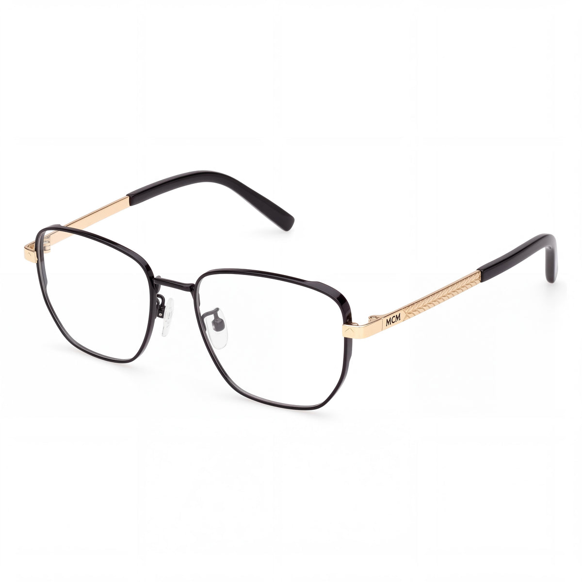 Gafas graduadas redondas MCM Worldwide MW5021-H Negro / Oro intenso unisex, 53mm, Photo 1