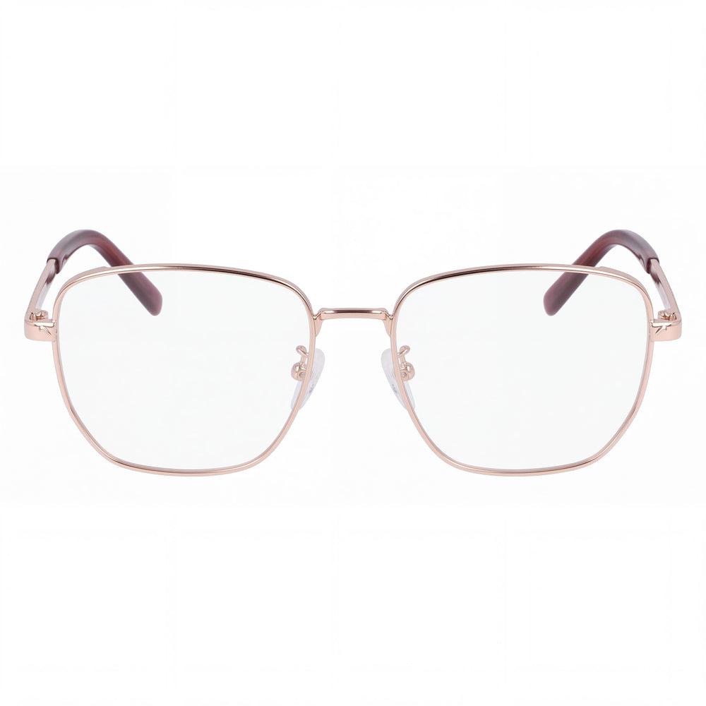 MCM Worldwide MW5021-H Rectangle Eyeglasses Unisex — front view, Metal
