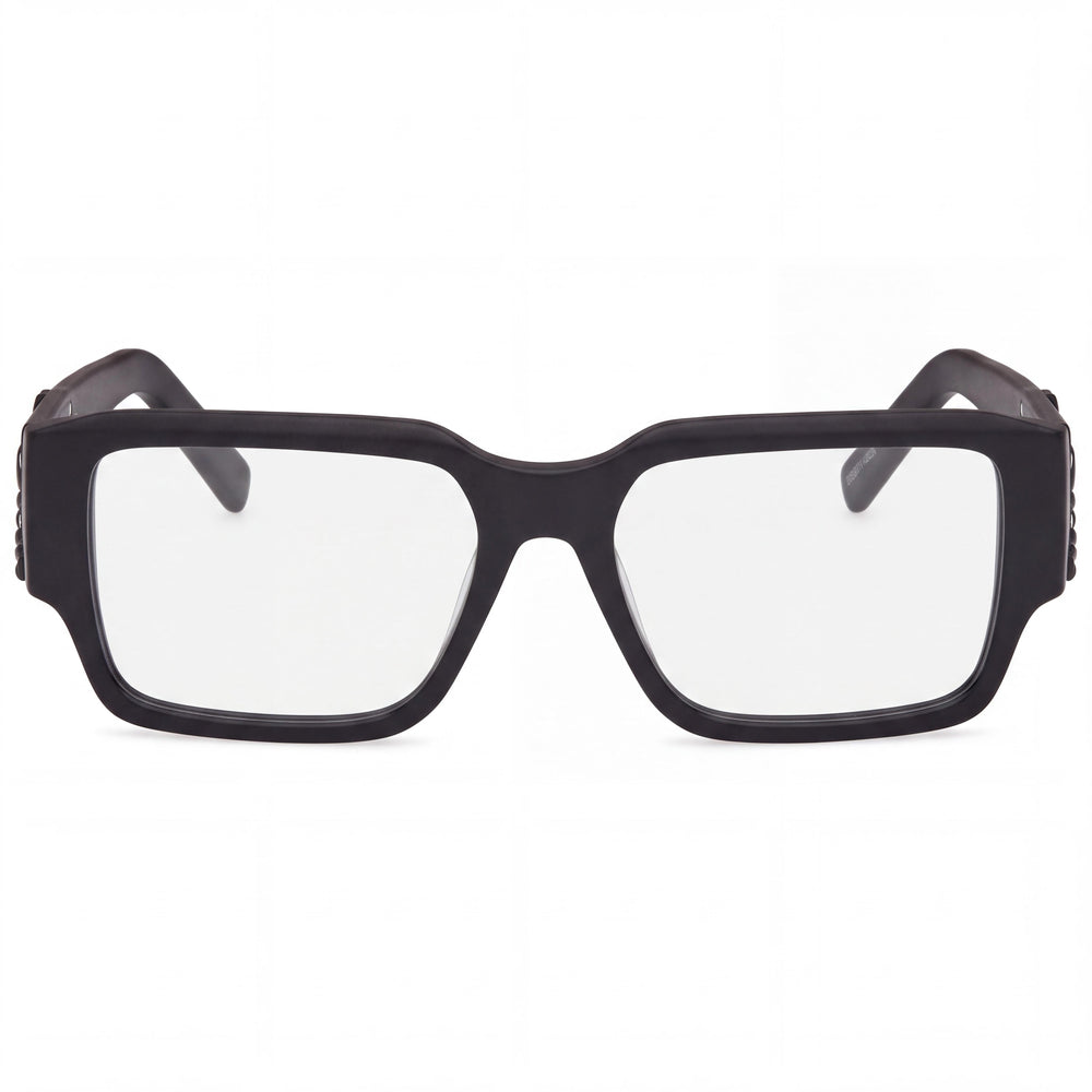 MCM WORLDWIDE MW5024 Rectangle Eyeglasses for Men — front view, Plastic