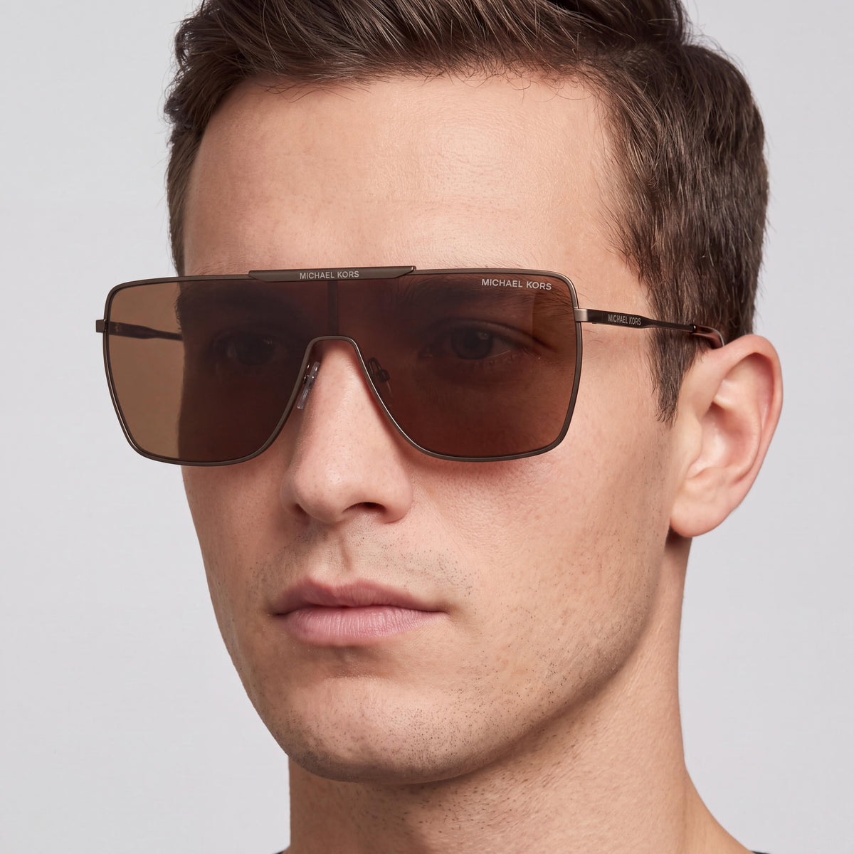 Gafas de sol para hombre Michael Kors 1152 Snowmass Matte Husk, 42 mm, Photo 4