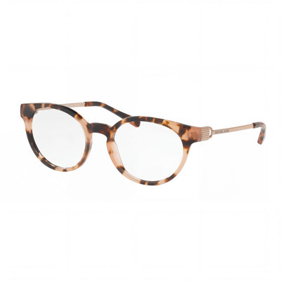Michael Kors Fashion Michael KORS Outwear Pink Round Eyeglasses for Women, Plastic frame