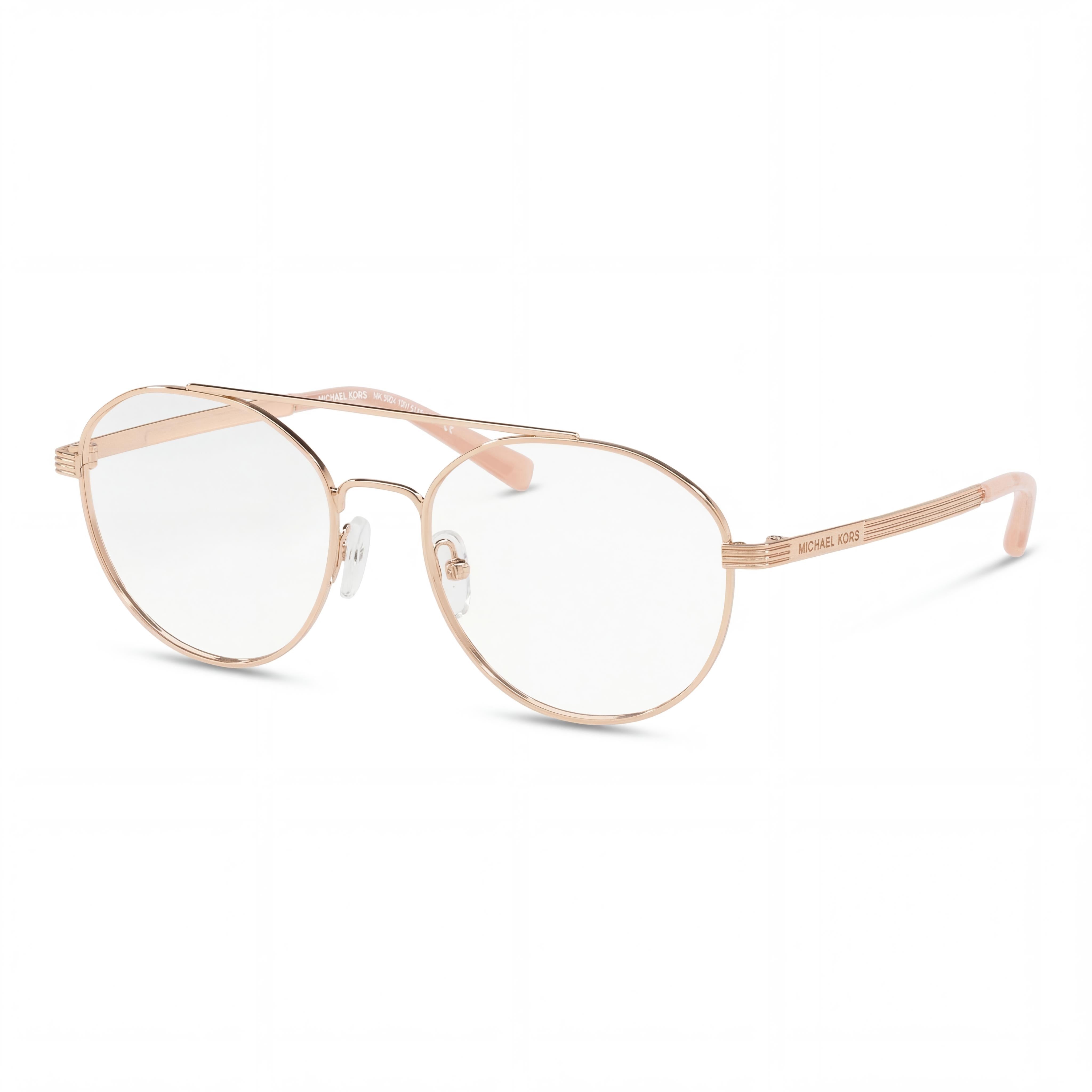 Michael Kors MK 3024 Gold (rose Round Unisex Eyeglasses, Metal 52mm, Photo 1