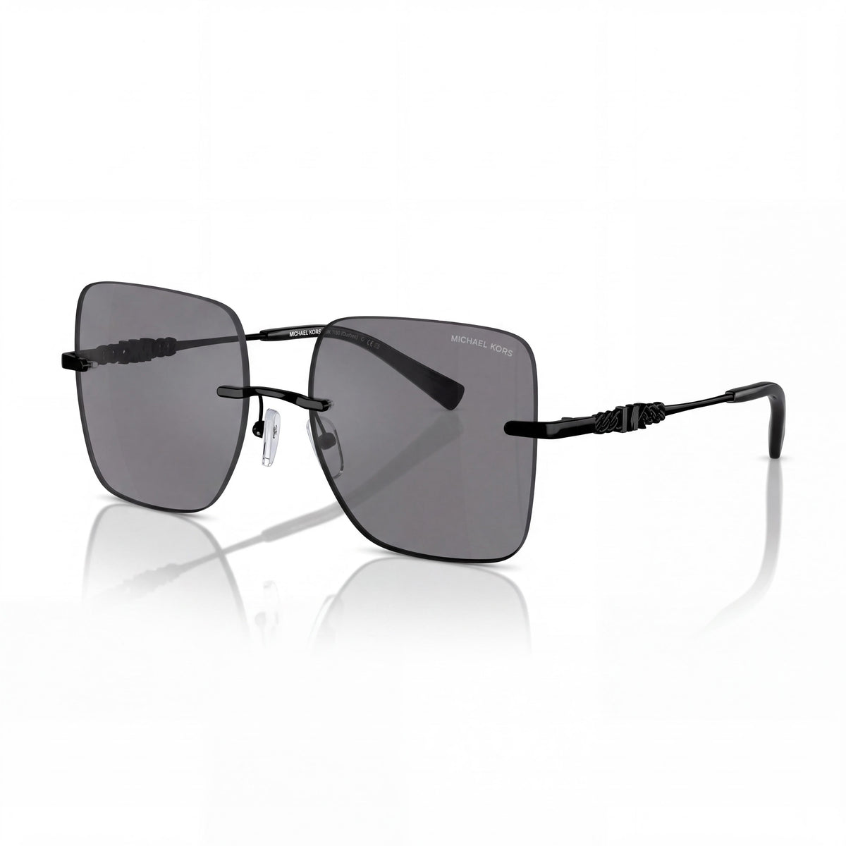Michael Kors Mk1150 Québec Brown Square Sunglasses for Women, 55mm, Photo 1