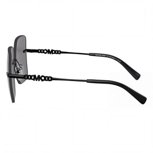 Michael Kors Mk1150 Québec Square Sunglasses Women — side view, Non-Polarized Brown Mirrored lens