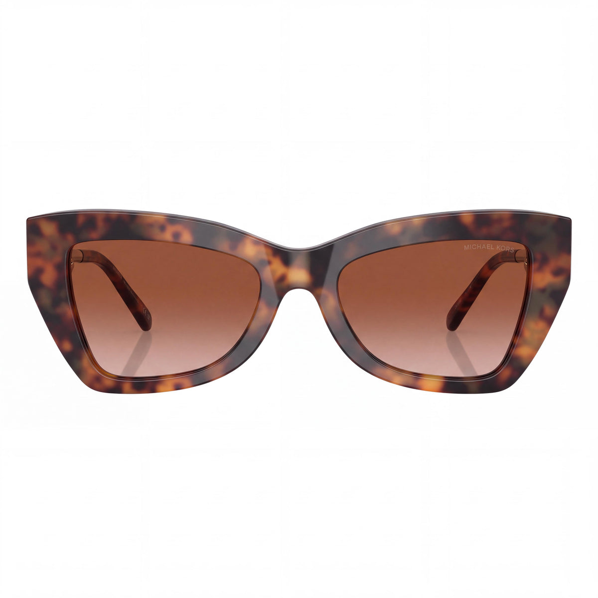 Gafas de sol Michael Kors para mujer Mk2205 Montecito Jet Set de plástico color carey con lentes degradadas marrones, 100% protección UV, 52 mm, Photo 2