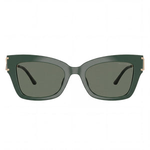 Michael Kors MK2237U Rectangle Sunglasses for Women — front view, Plastic frame