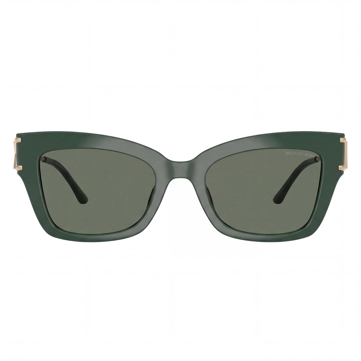Michael Kors MK2237U Green Solid Rectangle Sunglasses for Women, 52mm, Photo 2