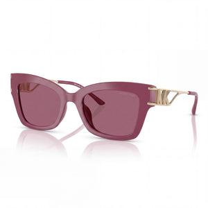 Michael Kors Mk2237u Mulberry Rectangle Sunglasses for Women, Pink lens