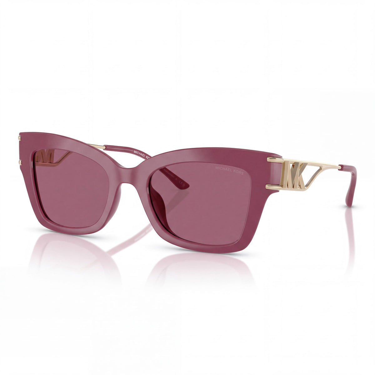 Gafas de sol para mujer Michael Kors Mk2237u Mulberry de ajuste universal, montura de plástico, 100% protección UV, 52 mm, Photo 1