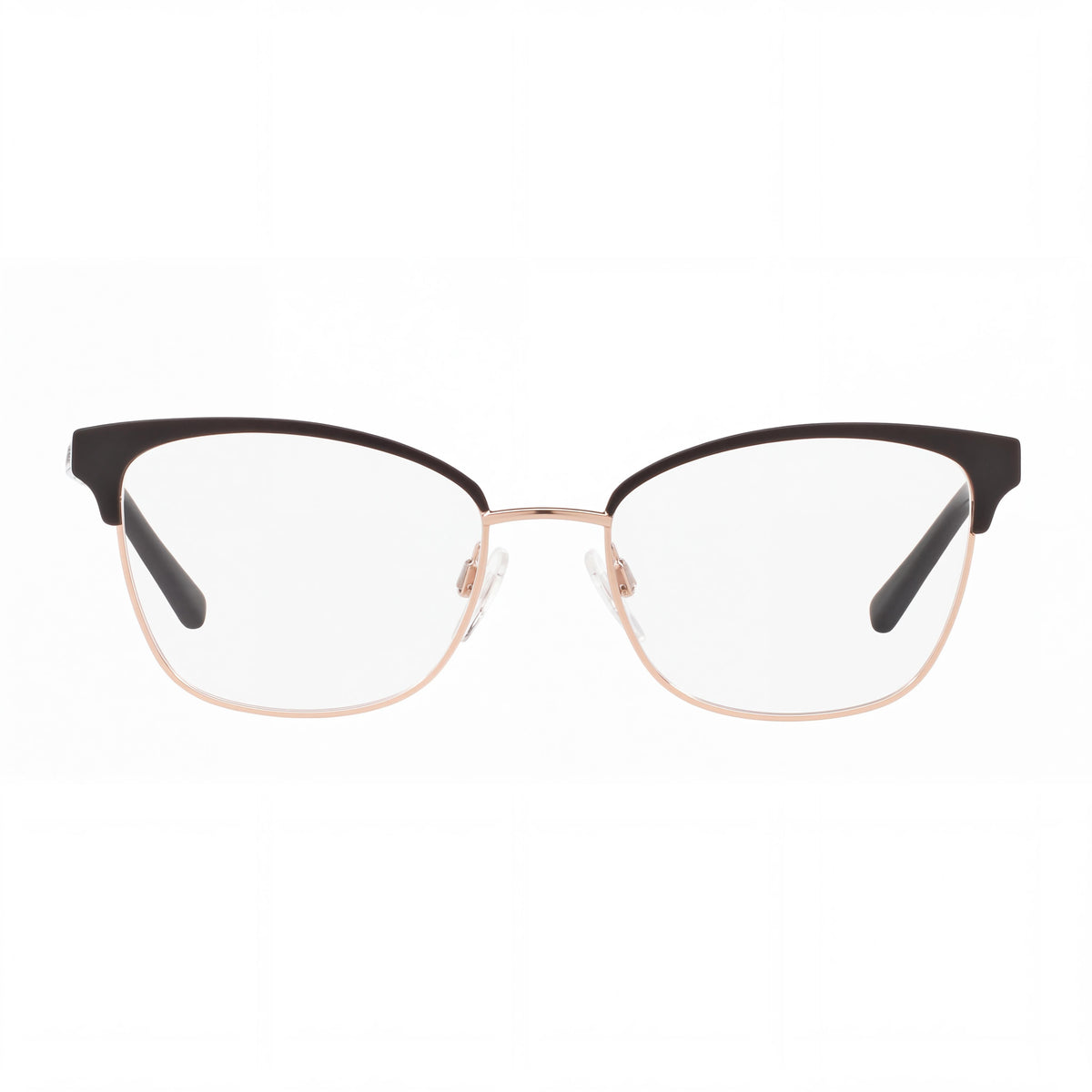 Monturas de gafas de moda para mujer Michael Kors MK3012 Adrianna IV de material compuesto, negro mate/oro rosa, 51-17-135 mm, Photo 2