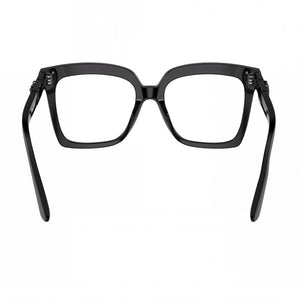 Michael Kors Mk4119u Nassau Square Eyeglasses Women — side view, Black Plastic temples