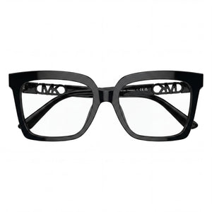 Michael Kors MK4119U Nassau Universal FIT Square Eyeglasses for Women — front view, Plastic