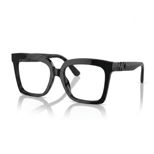 Michael Kors MK4119U Nassau Universal FIT Black Square Eyeglasses for Women, Plastic frame