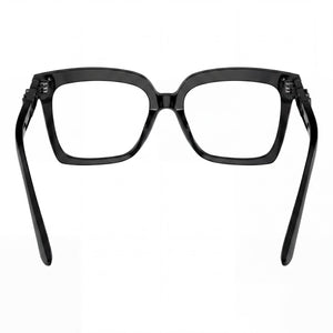 Michael Kors MK4119U Nassau Universal FIT Square Eyeglasses for Women — interior view, Plastic demo lenses