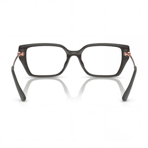 Michael Kors MK4134U Rectangle Eyeglasses Women — side view, Black Plastic temples