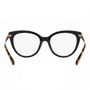 Michael Kors Mk4150u Cat Eye Eyeglasses Women — side view, Black Plastic temples