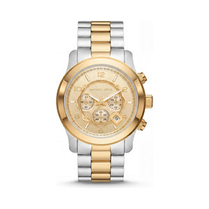 Michael Kors Runway MK9075 Two Tone Stainless Steel Men's Watch, 45mm