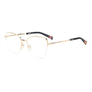 Missoni 0122 Gold Cat Eye Eyeglasses for Women, Alloy Steel frame