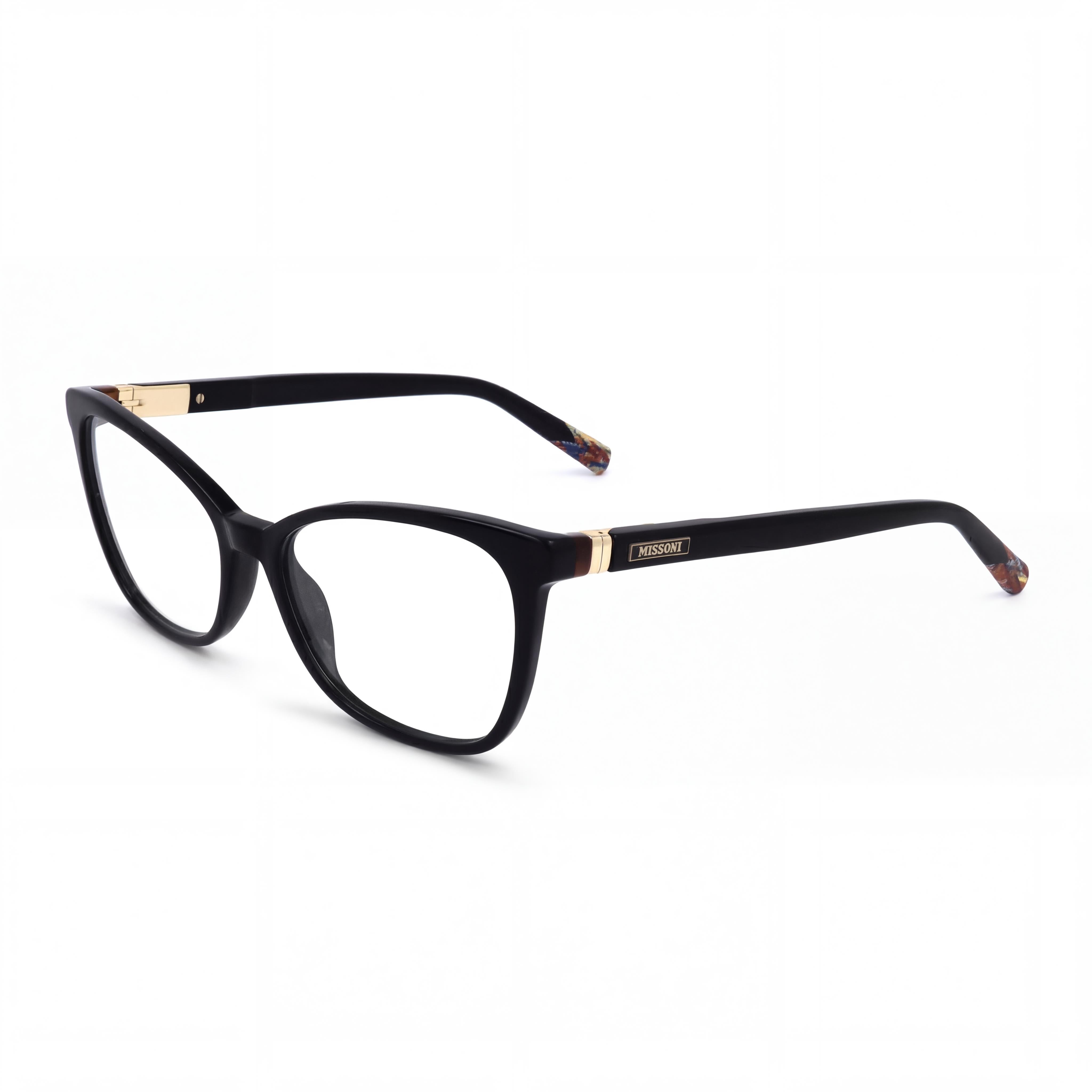 Gafas de mujer Missoni tipo Cat Eye en negro, acetato de 54 mm, Photo 1