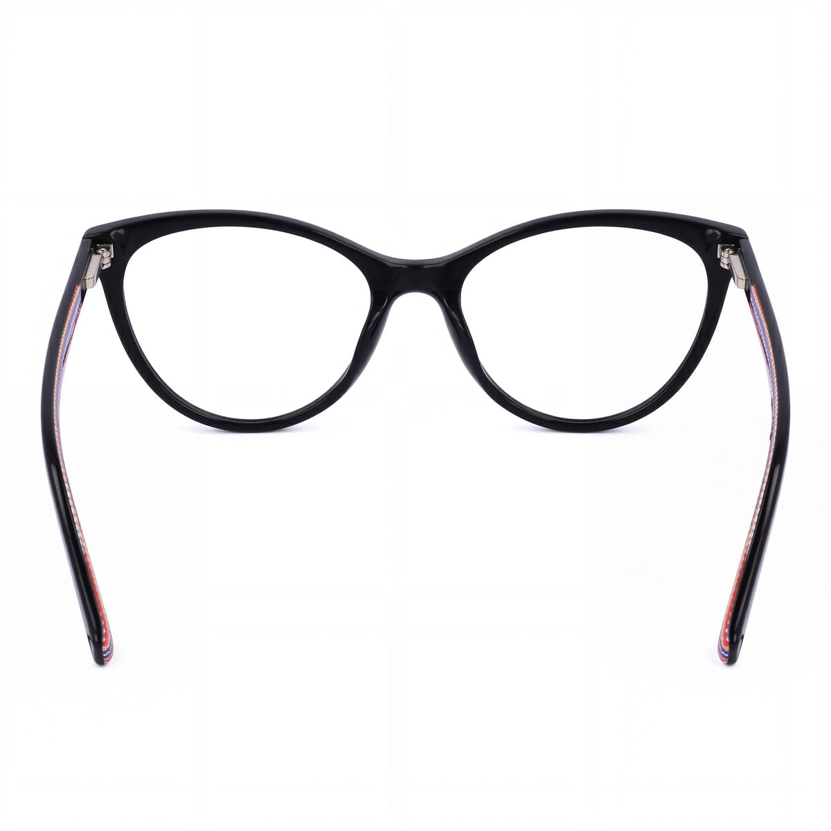 Gafas graduadas unisex Missoni de acetato negro tipo ojo de gato, 54 mm, Photo 3